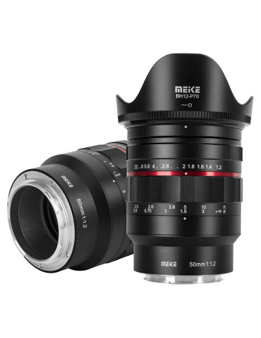 Lente MEKE 50mm F1.2 Manual Montura L para Panasonic y Sigma