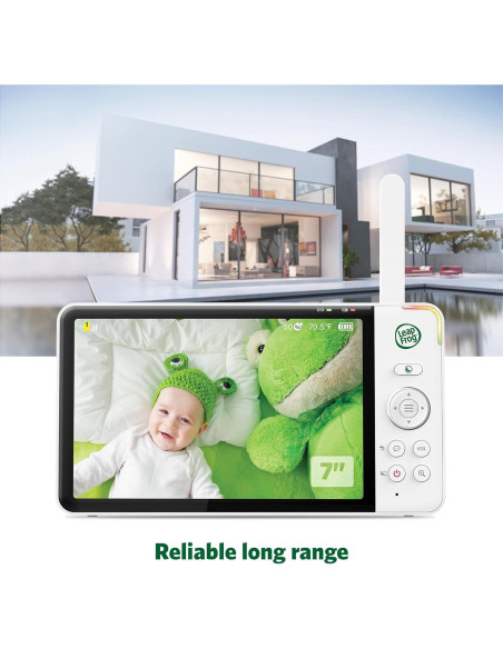 Monitor de Bebés LeapFrog LF930HD, Pantalla 7" HD, Intercomunicador Monitor de Bebés LeapFrog LF930HD, Pantalla 7" HD, Intercomunicador