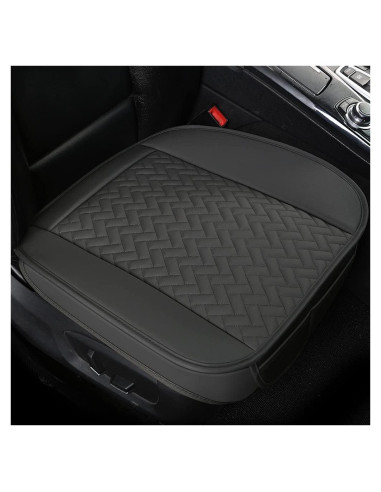Cubiertas de Asiento Frontal West Llama 2 Pack PU Cuero Negro