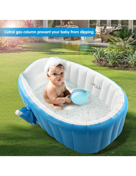 Bañera Inflable Pawsky para Bebés 94x58 cm Antideslizante Bañera Inflable Pawsky para Bebés 94x58 cm Antideslizante