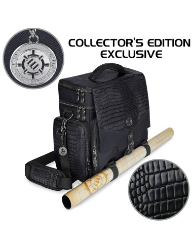 Bolsa de Aventura DND ENHANCE - Piel Dragón, 4-8 Libros