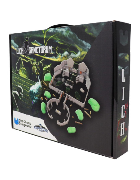 Conjunto Aventura Lich Sanctorum DCD - 187 piezas, 1,13 kg Conjunto Aventura Lich Sanctorum DCD - 187 piezas, 1,13 kg