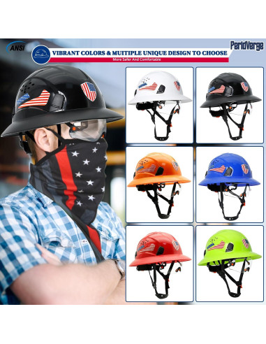 Casco de ala completa PerldVerge SF14 negro con visor