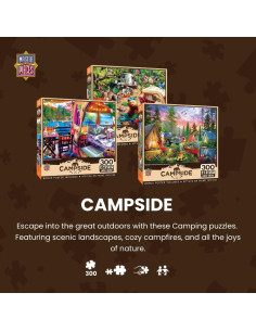 Rompecabezas MasterPieces 300 Piezas EZ Grip Glamping 2
