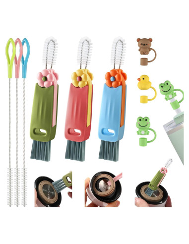 Juego de Cepillos de Limpieza Multifuncional VZZNN 3 Pcs