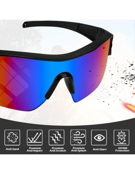 Gafas de Seguridad YENPK UV400 Antirayaduras 6 Piezas Gafas de Seguridad YENPK UV400 Antirayaduras 6 Piezas