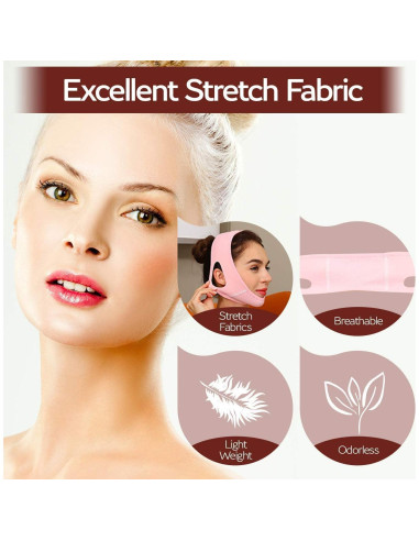 Cinta de Elevación Facial Reutilizable ParaFaciem V-Line