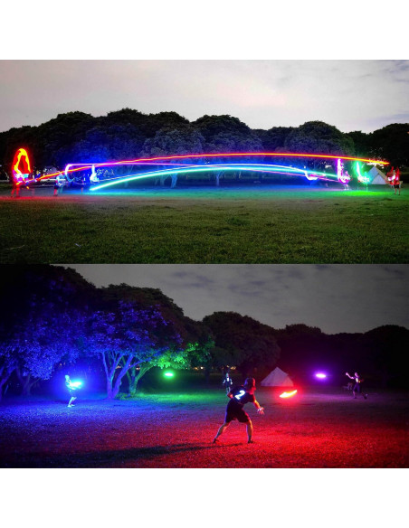 Disco Volador TOSY 36 LEDs RGB Recargable 175g Disco Volador TOSY 36 LEDs RGB Recargable 175g