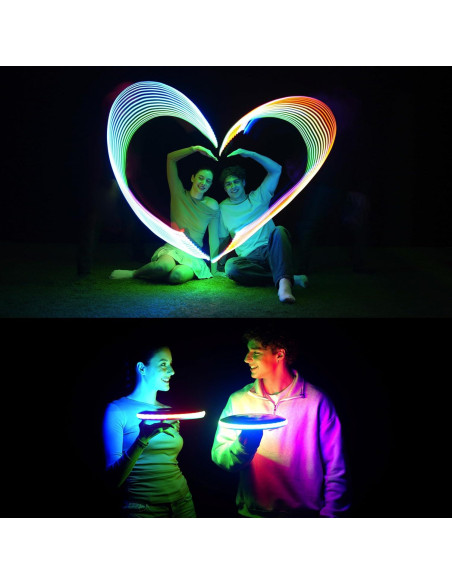 Disco Volador TOSY 36 LEDs RGB Recargable 175g Disco Volador TOSY 36 LEDs RGB Recargable 175g