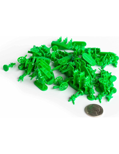 Miniaturas Militares Napoleónicas Morrison 48 Piezas Verde