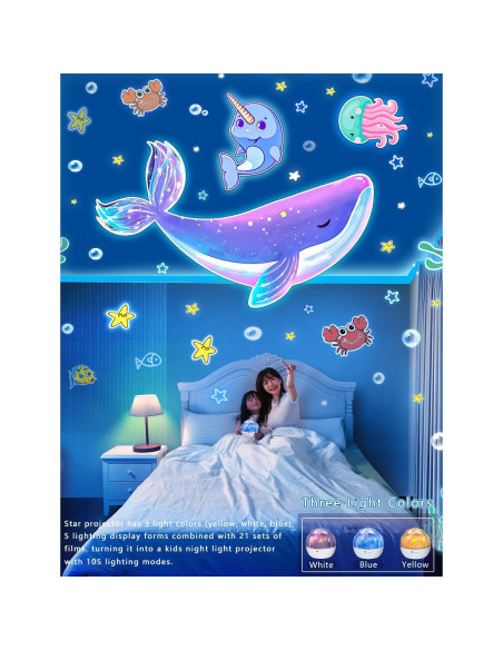 Proyector de Estrellas Eigther EI-21MZ con 21 Películas Proyector de Estrellas Eigther EI-21MZ con 21 Películas