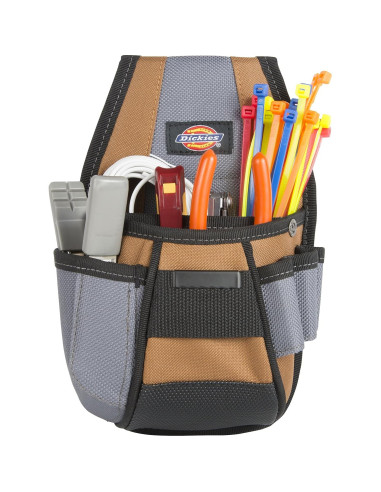 Pouch de Herramientas Dickies 4 Bolsillos Ajustable Gris