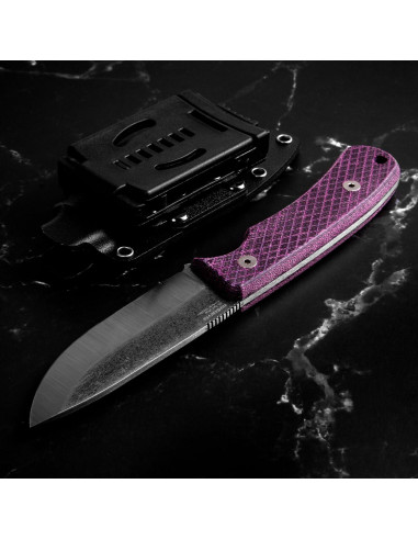 Cuchillo Táctico BPS Beta D2 con Mango de Micarta y Funda