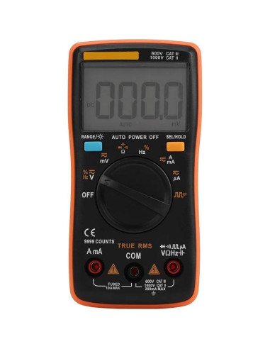 Multímetro Digital Walfront AN8008 True-RMS 269g Pruebas