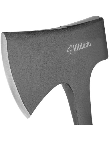 Hacha de Camping Hitdudu 33.8 cm Acero Forjado con Funda