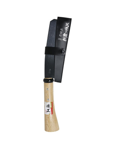 Hacha NATA KAKURI Japonesa 17.78 cm Filo Simple Mango Madera