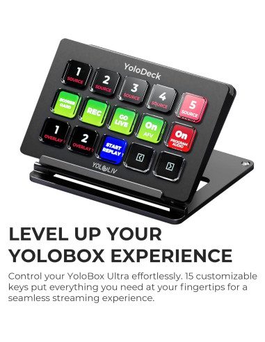 Teclado Controlador YoloLiv YoloDeck con 15 Teclas LCD