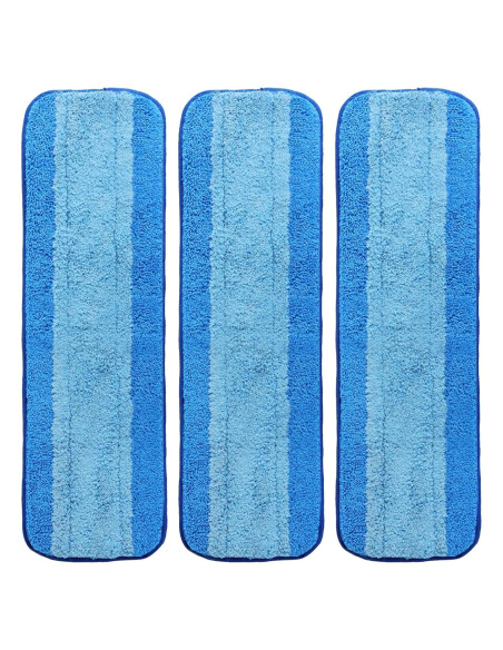 Paquete de 3 almohadillas de microfibra ZEHRAI para mopa Bona Paquete de 3 almohadillas de microfibra ZEHRAI para mopa Bona