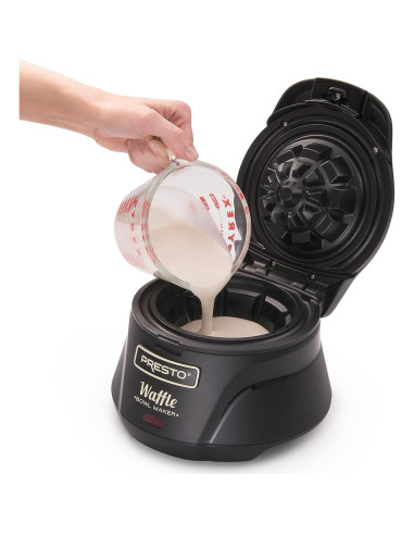 Fabricante de Tazones de Waffle Belga Presto 03500 Negro 750W