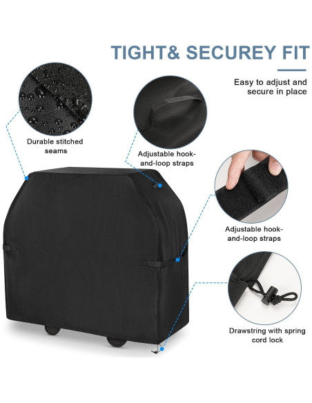 Funda para Parrilla EVLIQUIL 132 cm Resistente al Agua Funda para Parrilla EVLIQUIL 132 cm Resistente al Agua