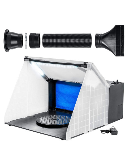 Cabina de Aerógrafo Master Airbrush Portátil con LED 41x48cm Cabina de Aerógrafo Master Airbrush Portátil con LED 41x48cm