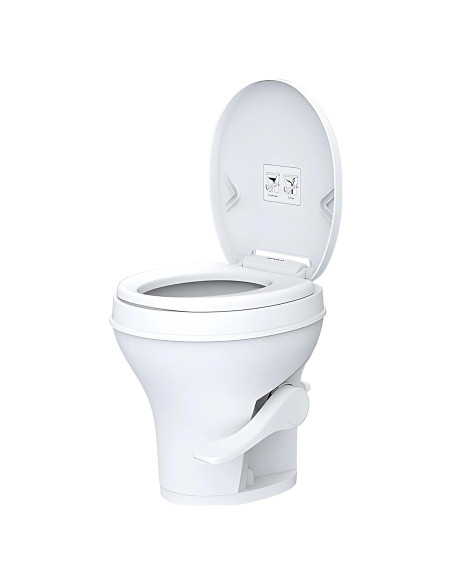 Inodoro SEAFLO para Camper/RV, Altura 47 cm, Doble Descarga Inodoro SEAFLO para Camper/RV, Altura 47 cm, Doble Descarga