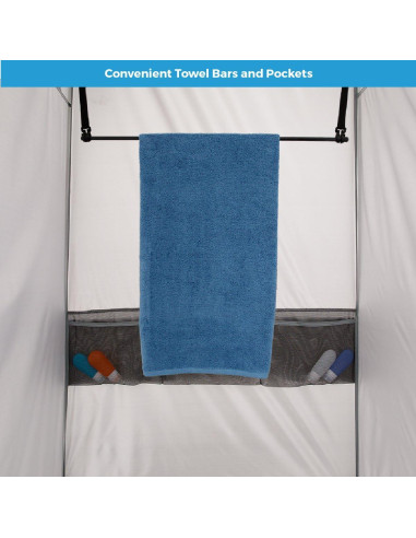 Tienda de Ducha Camping Instantánea CORE 2 Personas Gris