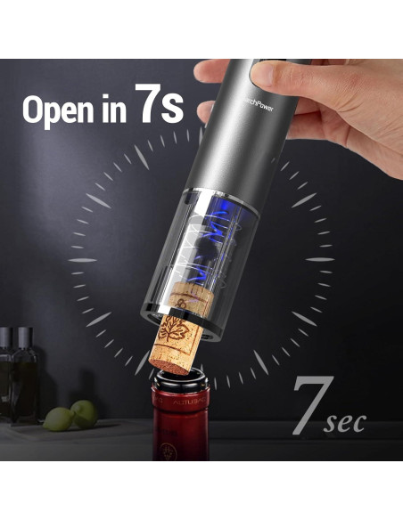 Abridor de Vino Eléctrico Marchpower Automático con Accesorios Abridor de Vino Eléctrico Marchpower Automático con Accesorios