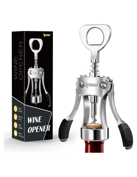 Abridor de Vino IPOW WS01 Multifuncional Plateado Abridor de Vino IPOW WS01 Multifuncional Plateado