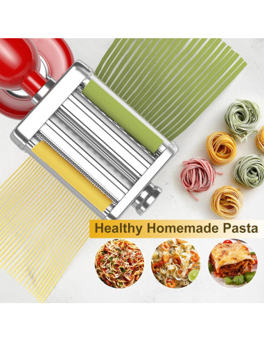 Accesorio de Pasta 3 en 1 NEWSETS para Mezclador KitchenAid