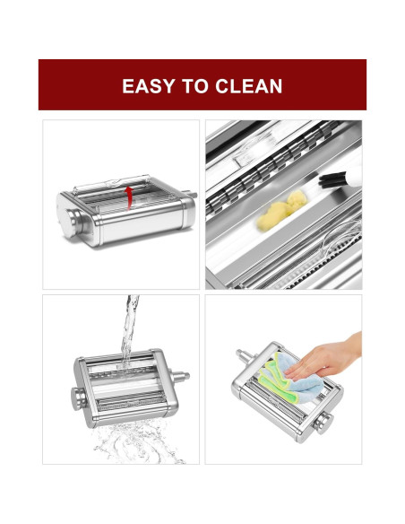 Accesorio de Pasta 3 en 1 NEWSETS para Mezclador KitchenAid Accesorio de Pasta 3 en 1 NEWSETS para Mezclador KitchenAid