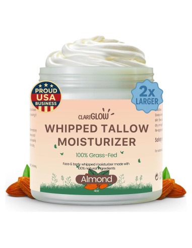 Crema Hidratante de Grasa de Res Clariglow 113.4g Almendra
