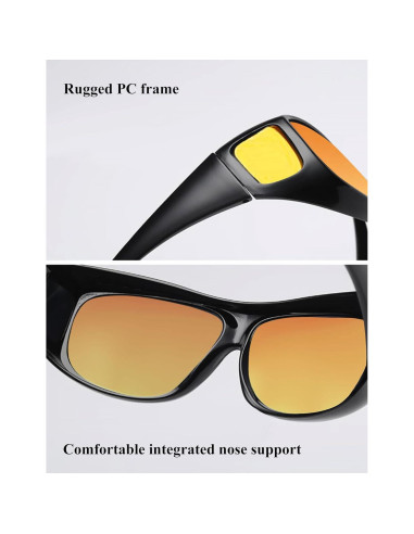 Gafas de Sol Lxnoap con Visión Nocturna y Antirreflejo