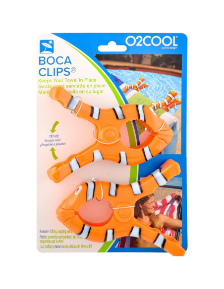 BocaClip O2COOL Pez Payaso - Clips para Toallas de Playa BocaClip O2COOL Pez Payaso - Clips para Toallas de Playa