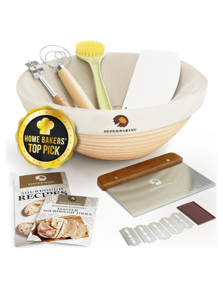 Cesta de Prueba de Pan Superbaking 22,86 cm Redonda Cesta de Prueba de Pan Superbaking 22,86 cm Redonda