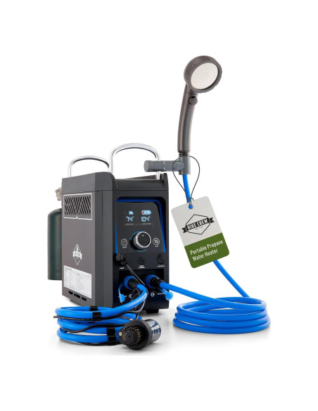 Calentador de Agua Propano Hike Crew 9,01 kg Portátil Calentador de Agua Propano Hike Crew 9,01 kg Portátil