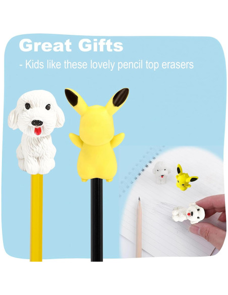 Conjunto de Adornos para Lápices Kawaii 37Pcs QIONG Conjunto de Adornos para Lápices Kawaii 37Pcs QIONG