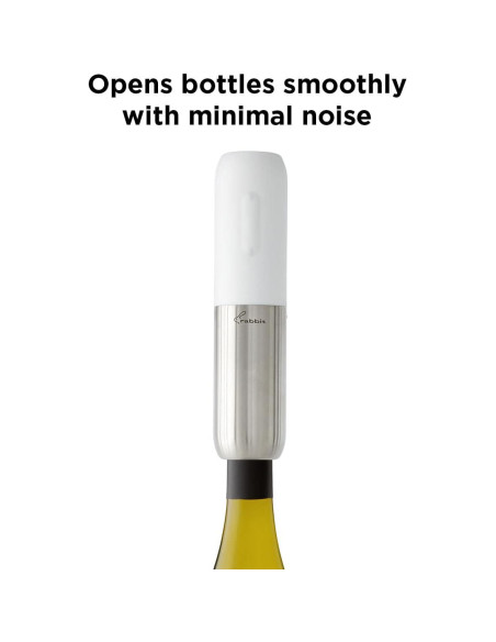 Abridor de Vino Eléctrico Rabbit Compacto con Cortador Integrado Abridor de Vino Eléctrico Rabbit Compacto con Cortador Integrado