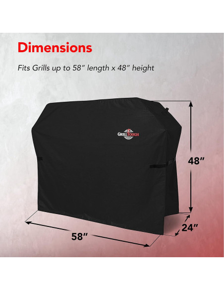 Funda BBQ GrillTough 147 cm Impermeable y Resistente Funda BBQ GrillTough 147 cm Impermeable y Resistente