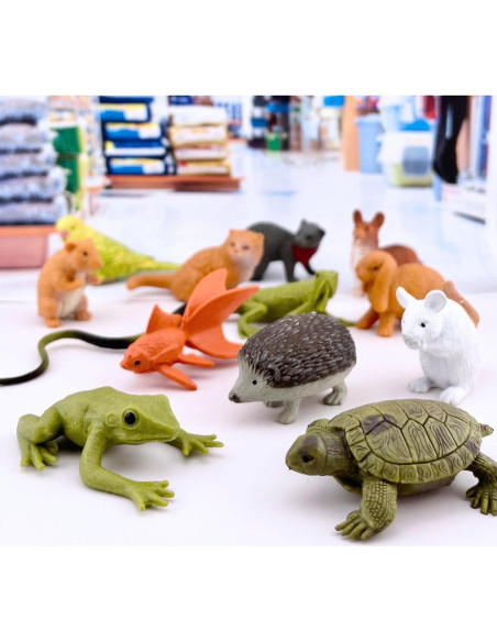 Figuras de Mascotas Domésticas Safari Ltd - 12 Piezas Educativas Figuras de Mascotas Domésticas Safari Ltd - 12 Piezas Educativas