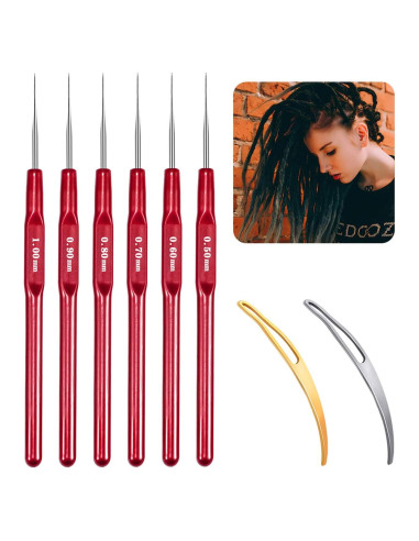 Kit de Herramientas para Dreadlocks KXCOFTXI - 8 Piezas