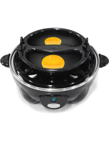 Cocinador de Huevos Elite Gourmet EGC-007B, 7 Huevos, Negro Cocinador de Huevos Elite Gourmet EGC-007B, 7 Huevos, Negro