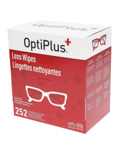 Toallitas de Limpieza para Lentes OptiPlus - 252 Unidades