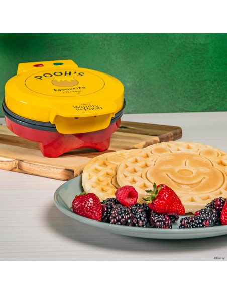 Máquina de Waffles Uncanny Brands Winnie the Pooh 900W Máquina de Waffles Uncanny Brands Winnie the Pooh 900W