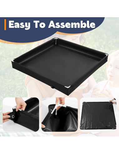 Base de Ducha Plegable MABOZOO 104 cm x 104 cm Portátil
