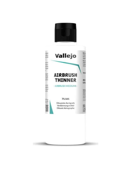 Disolvente Vallejo para Aerógrafo 200 ml Acrílico Brillante Disolvente Vallejo para Aerógrafo 200 ml Acrílico Brillante