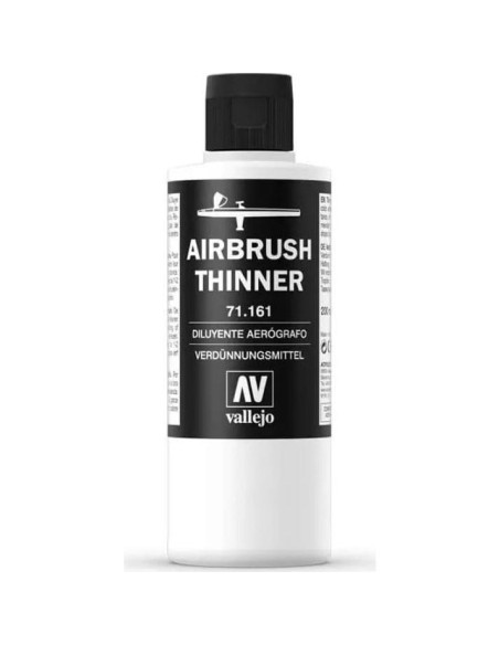 Disolvente Vallejo para Aerógrafo 200 ml Acrílico Brillante Disolvente Vallejo para Aerógrafo 200 ml Acrílico Brillante