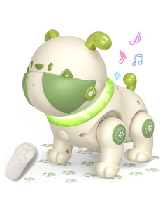 Perro Robot Control Remoto SIMREX BG1539 Verde Interactivo