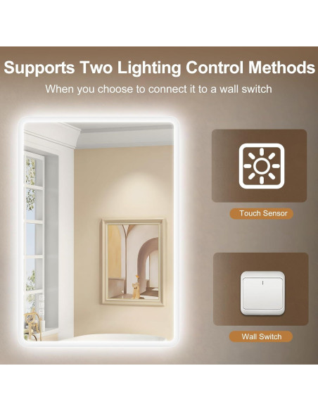 Espejo de Baño LED Starlead 91x71 cm Bluetooth Anti-Niebla Espejo de Baño LED Starlead 91x71 cm Bluetooth Anti-Niebla