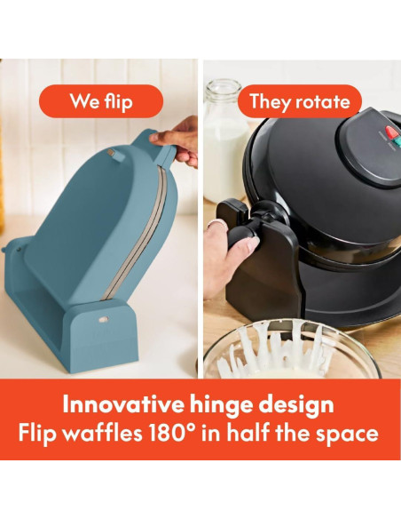 Máquina de Waffles BELLA Flip-n-Store 1000W Cerámica Surf Máquina de Waffles BELLA Flip-n-Store 1000W Cerámica Surf